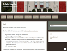 Tablet Screenshot of nashvillepca.org